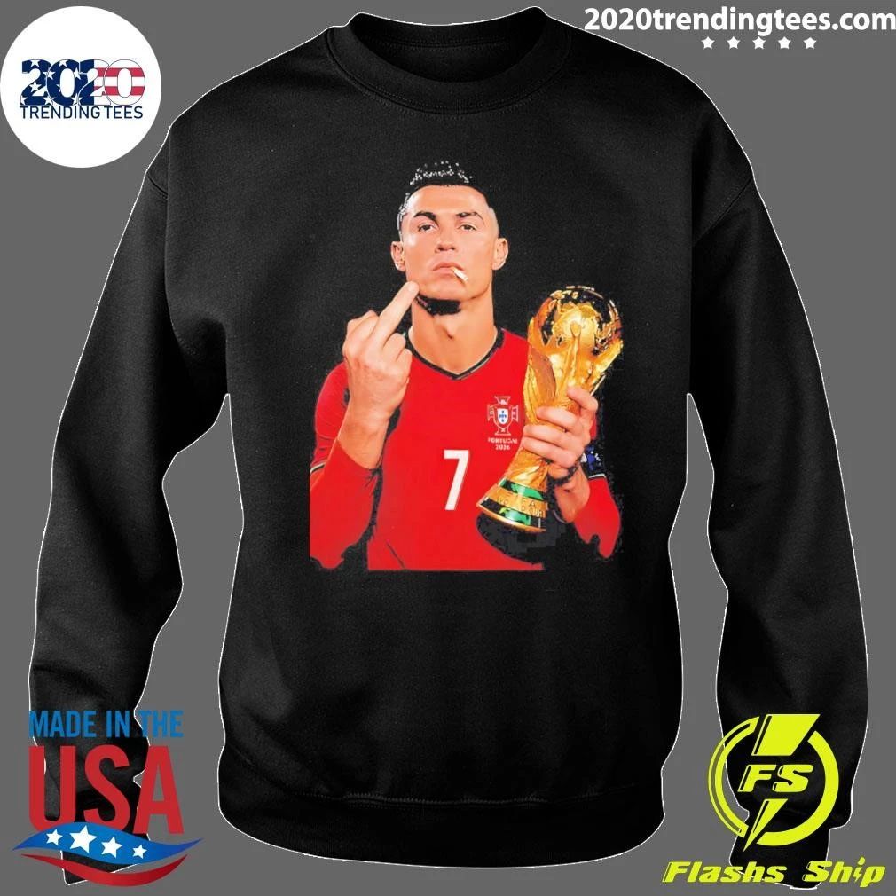 Cristiano Ronaldo Middle Finger Shirt