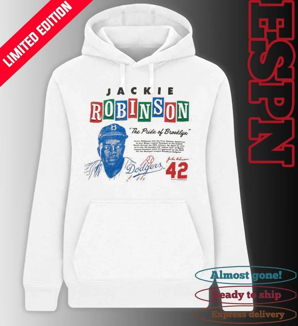 MLB Brooklyn Dodgers Jackie Robinson The Pride Of Brooklyn T-Shirt