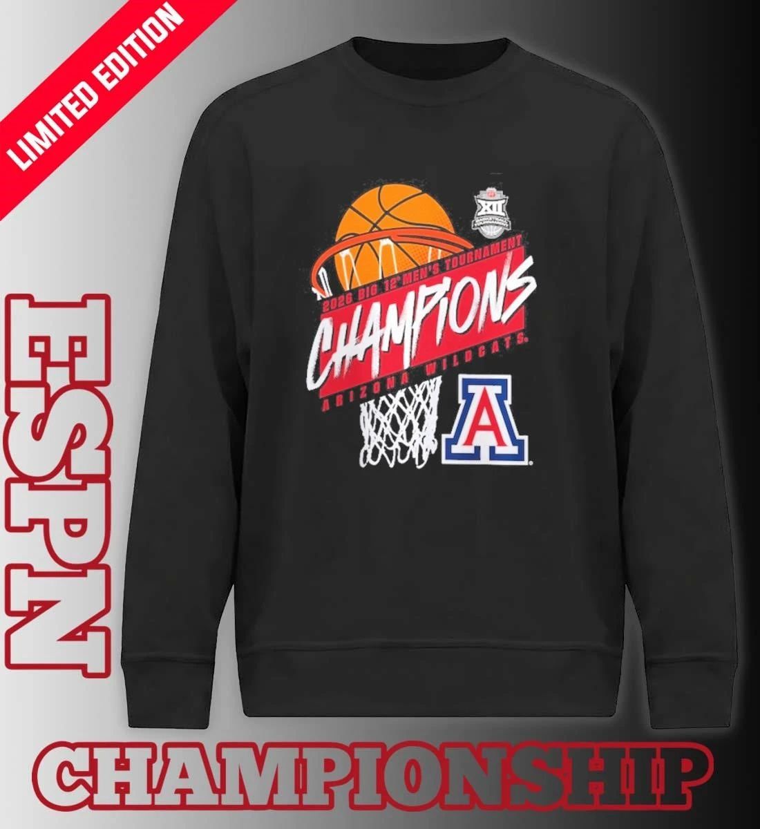 Arizona Men’s Basketball Big 12 Tournament Champions T-Shirt