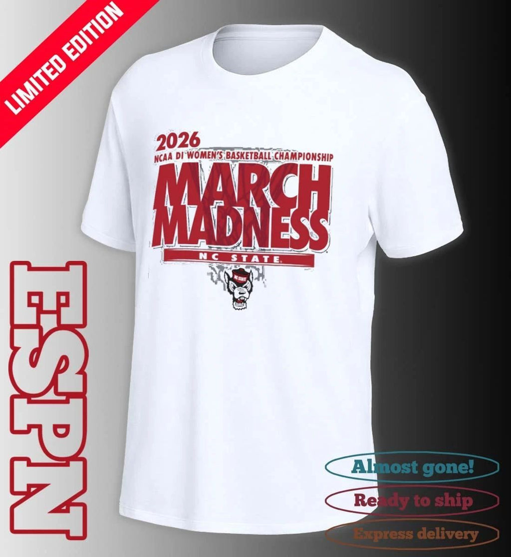 NC State Women’s Basketball Single Team 2026 NCAA March Madness Shirt