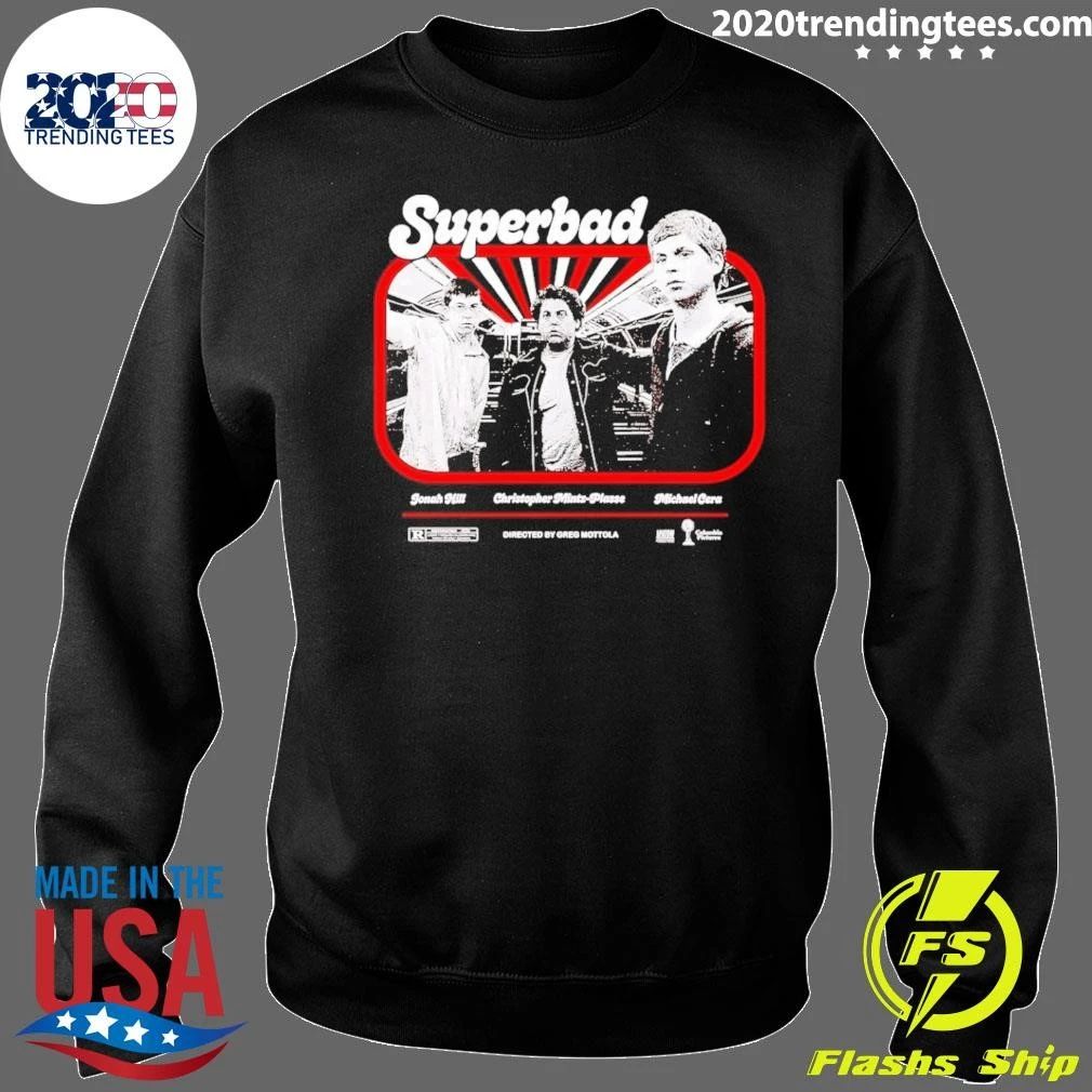 Superbad Jonah Hill Christopher Mintz-Plasse and Michael Cera Retro Movie Shirt