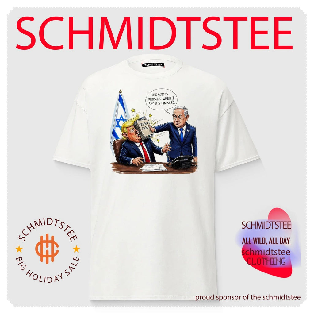 Phone call between Benjamin Netanyahu and Donald Trump satirical shirt