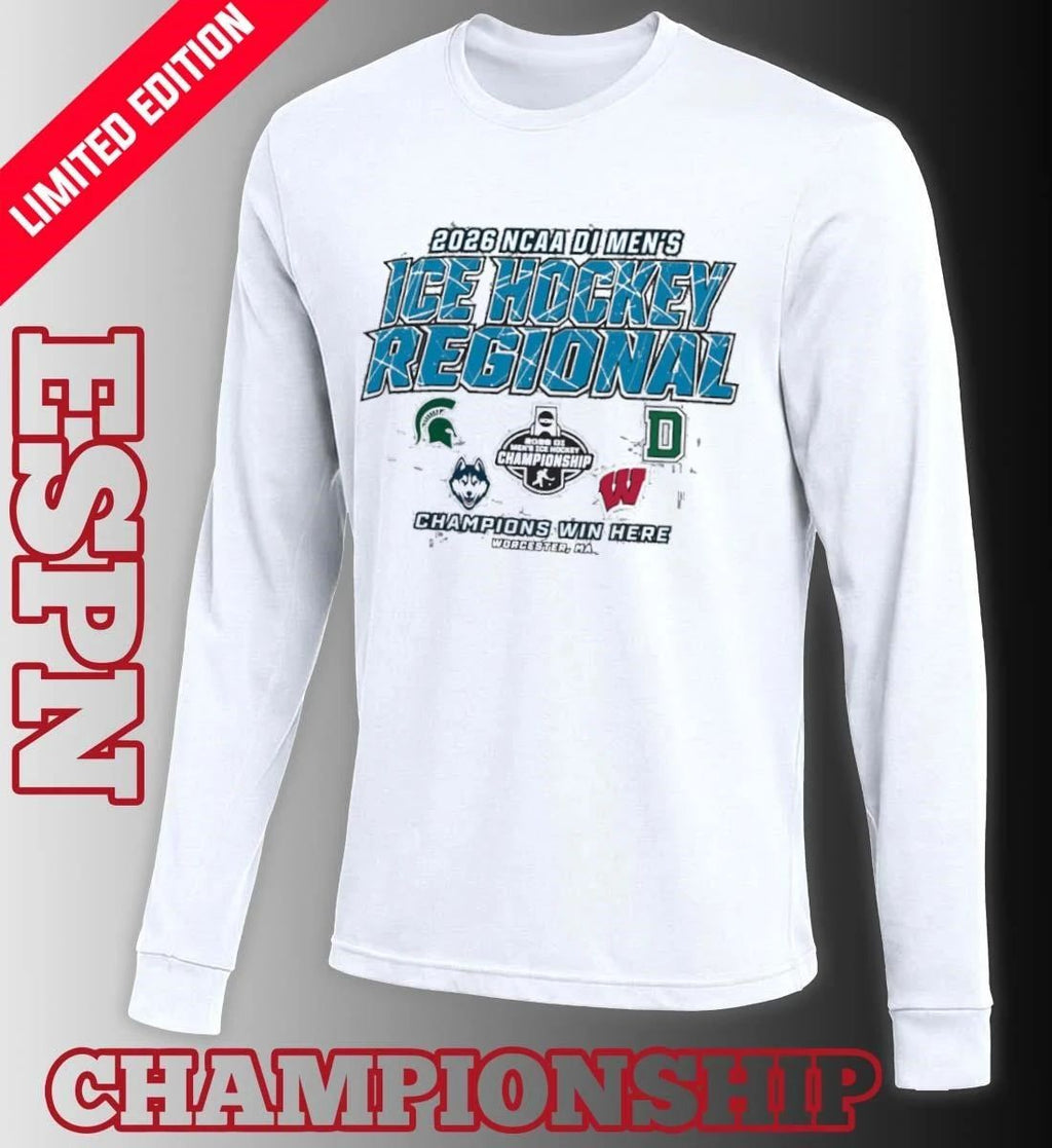 Worcester Regional 2026 NCAA DI Men’s Ice Hockey T-Shirt
