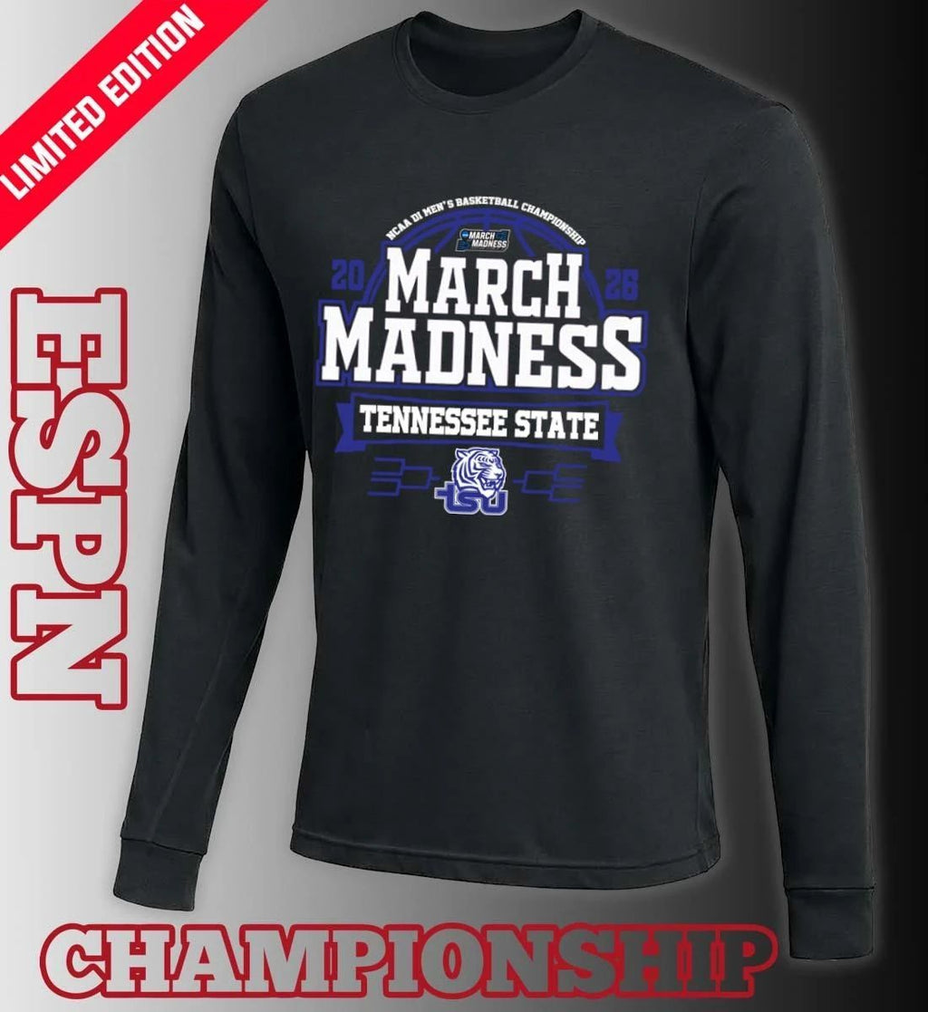 Tennessee State Tigers Men’s Basketball March Madness Bound T-Shirt