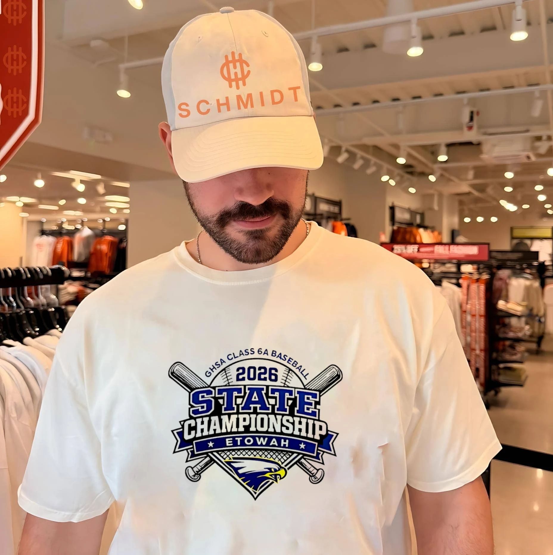 GHSA class 6a baseball State Championship Etowah logo shirt