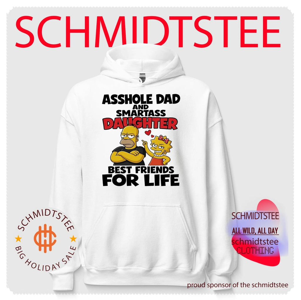 Asshole dad and smartass daughter best friends for life The Simpsons family shirt