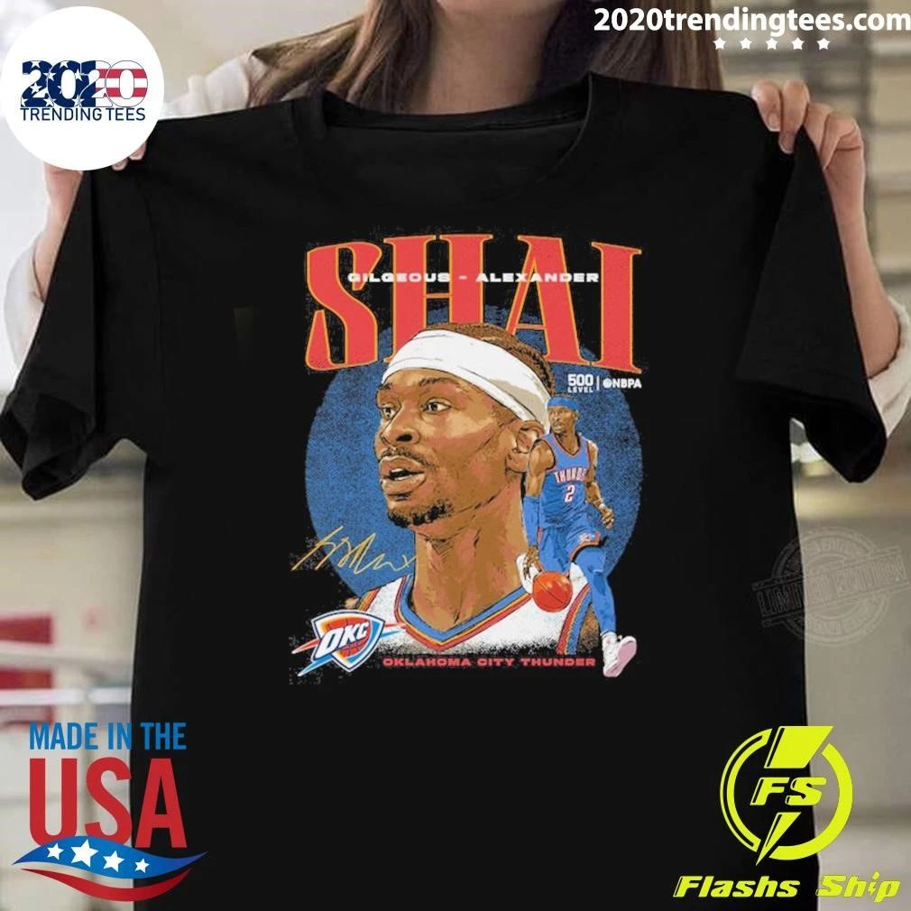 Shai Gilgeous-Alexander Oklahoma City Thunder 500 Level Dual Player Shirt