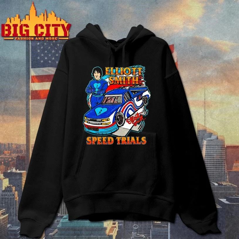 Elliott Smith Speed Trials Vintage Racing Truck Graphic Shirt
