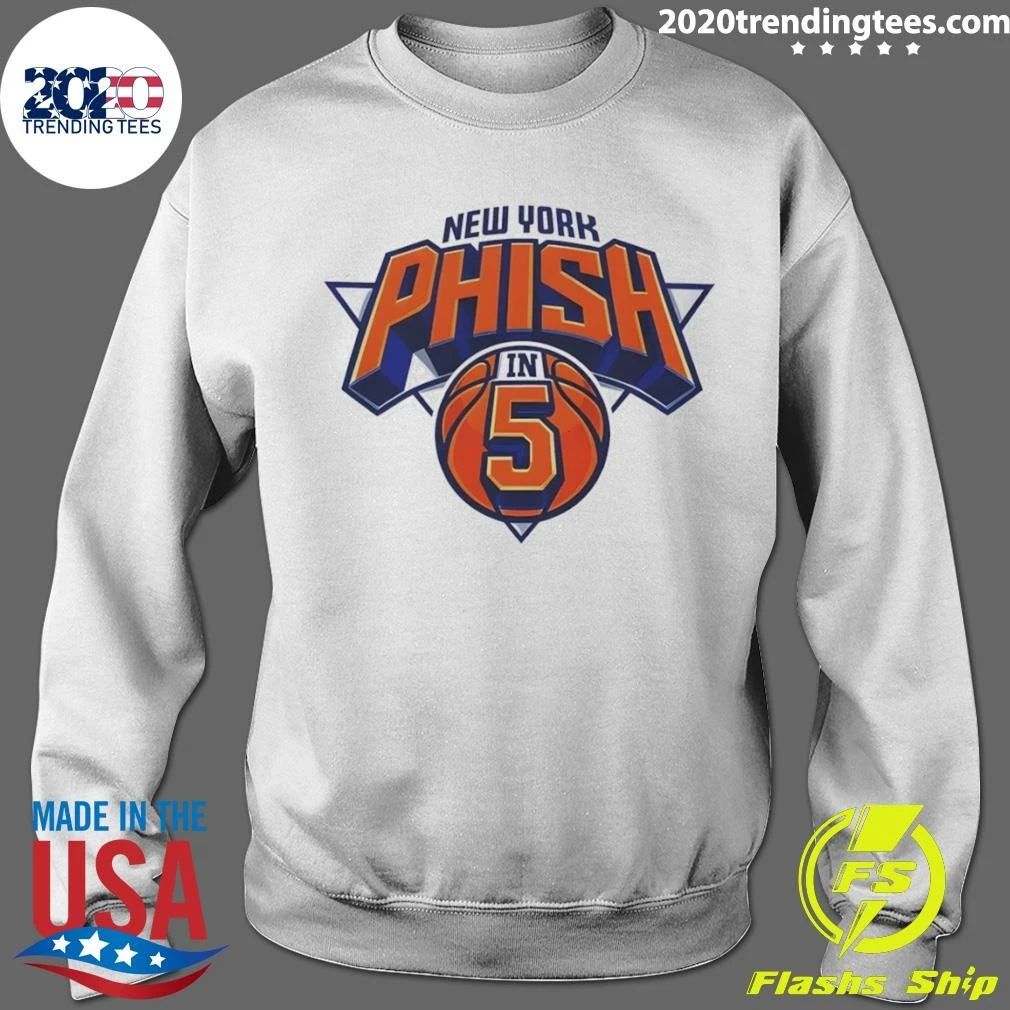 New York Phish In 5 Basketball Sports Logo Shirt
