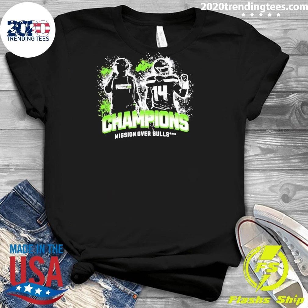 Seahawks Today Champions Mission Over Bulls Shirt