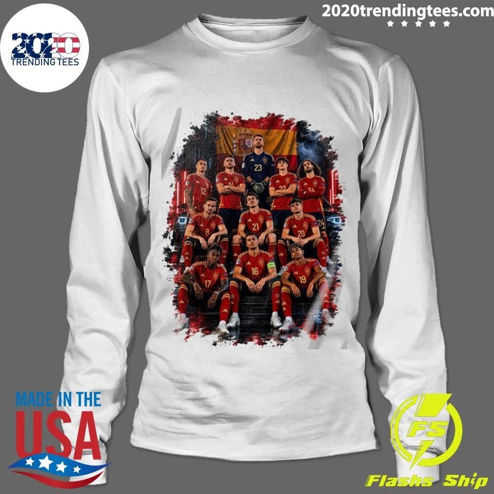 Spain National Team Soccer Squad Sports Fan Celebration Football World Cup 2026 Shirt
