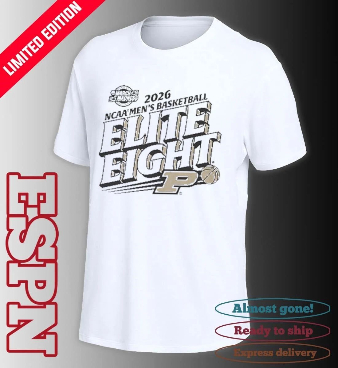 Elite Eight 2026 Purdue Men’s Basketball T-Shirt