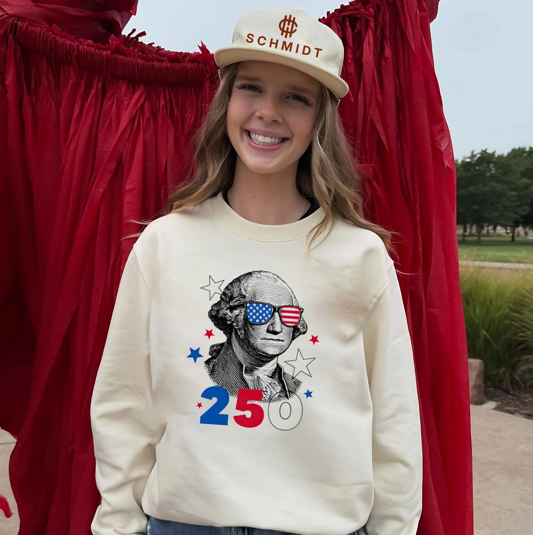 George Flag Sunglasses 250 Celebrating 250 years of America shirt