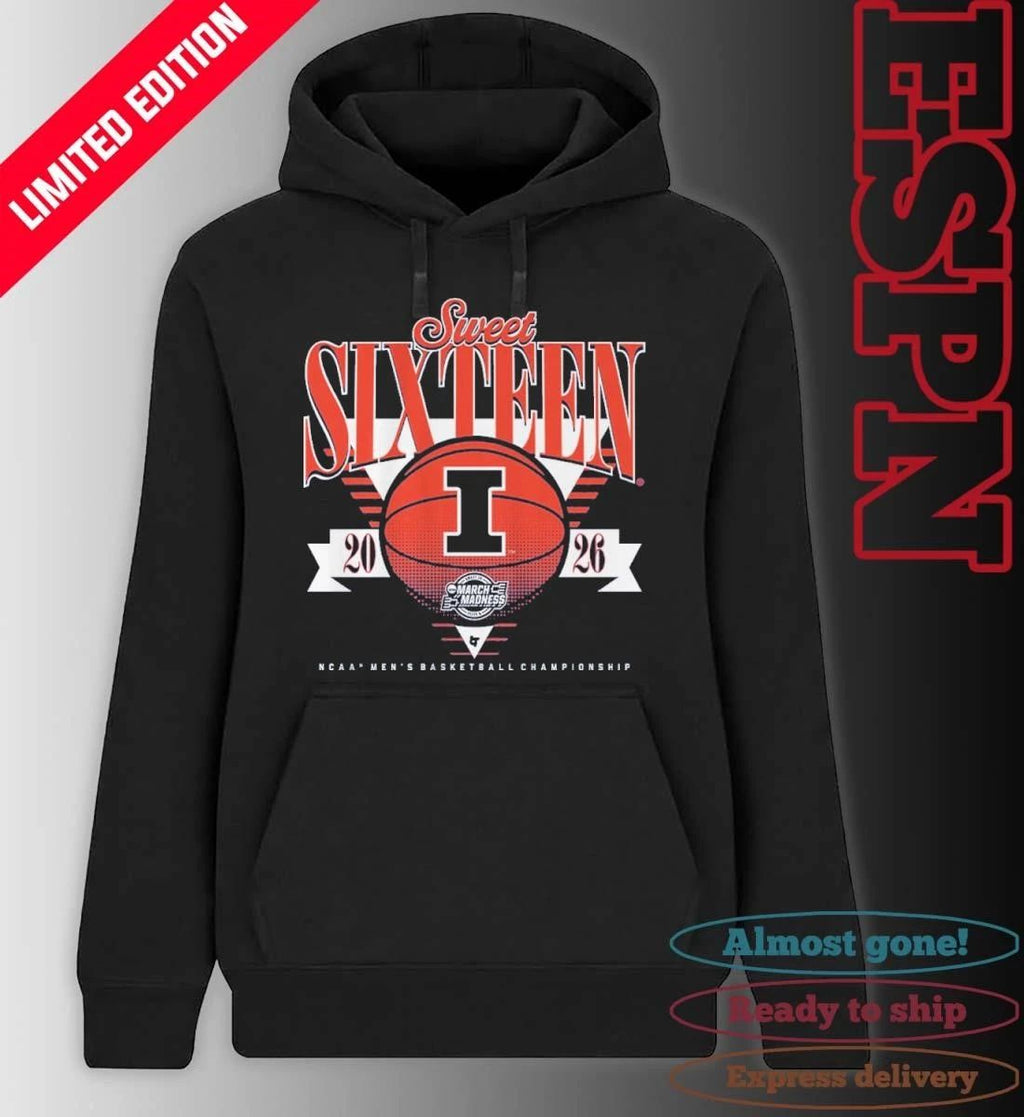 Illinois Fighting Illini MBB 2026 Sweet Sixteen Shirt