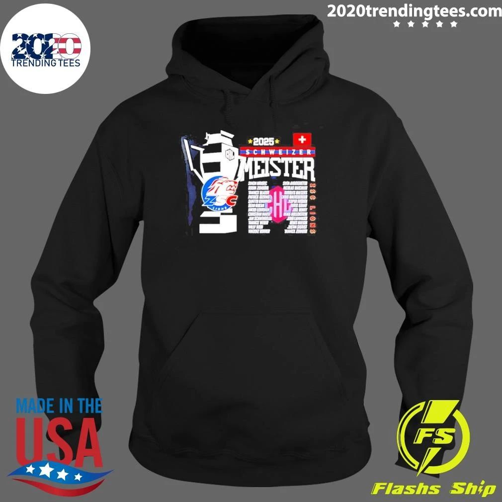 Zsc Lions 2025 Schweizer Meister Roster Shirt