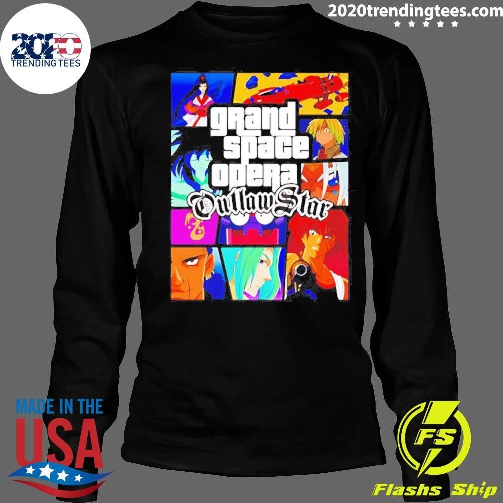 Grand Space Opera Outlaw Star Gta Shirt