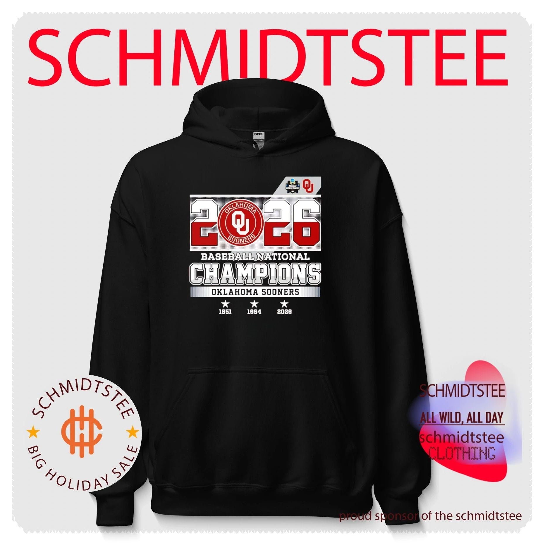 Oklahoma Sooners 2026 Baseball National Champions shirt