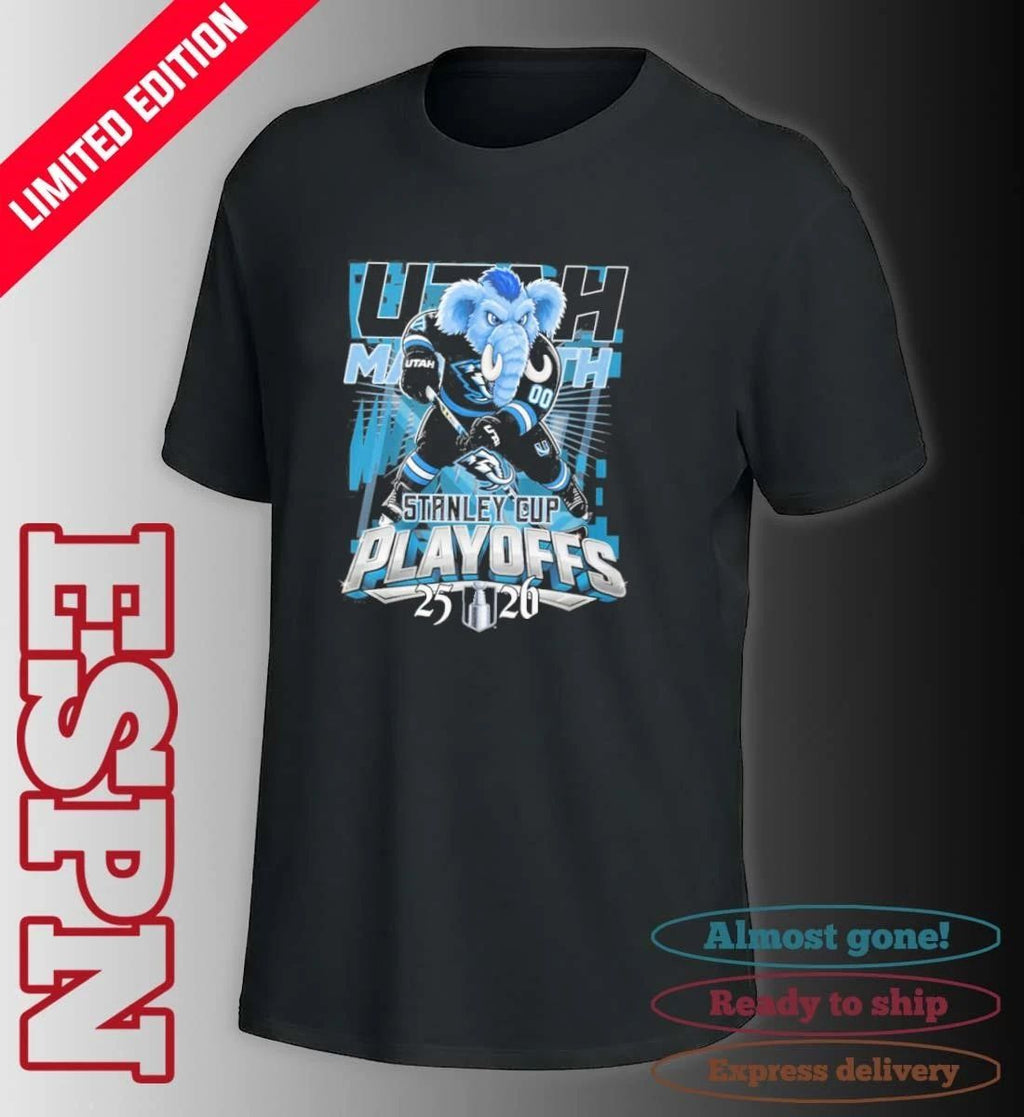 Utah Mammoth Mascot 2026 Stanley Cup Playoffs Shirt