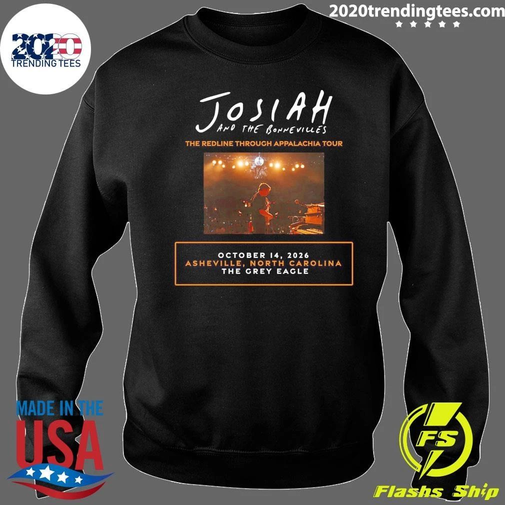 Josiah and The Bonnevilles The Redline Through Appalachia Tour October 14, 2026 Asheville, North Carolina The Grey Eagle Shirt