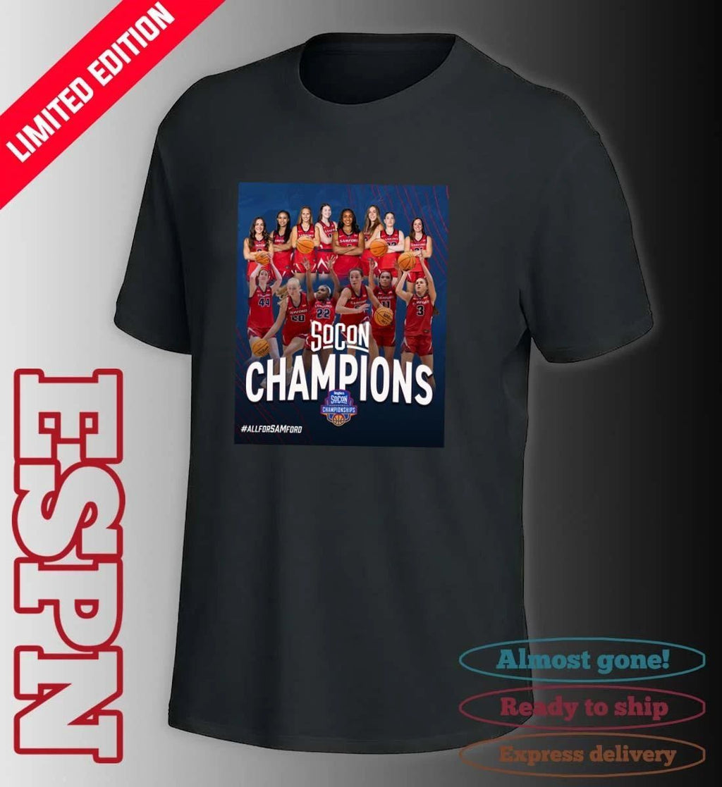 Samford Women’s Basketball Southern Conference Champions Poster Shirt