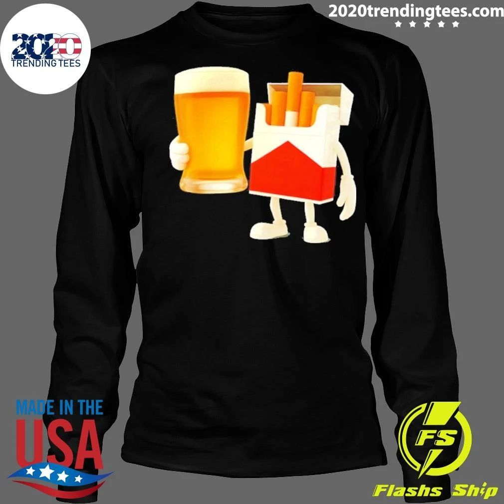 Beer And Marlboro Cigs Meme Shirt