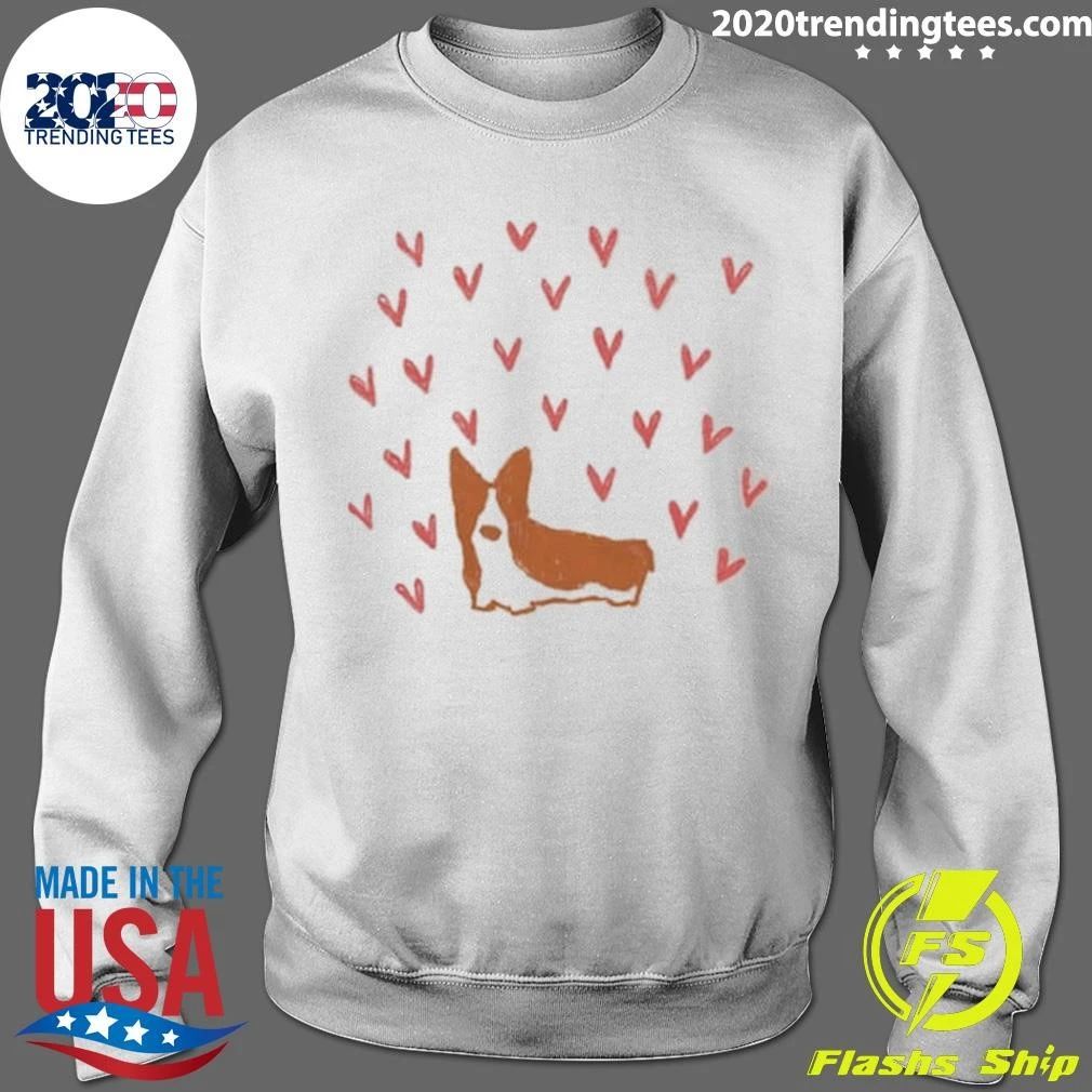 Cute Corgi Dog Valentines Day Shirt