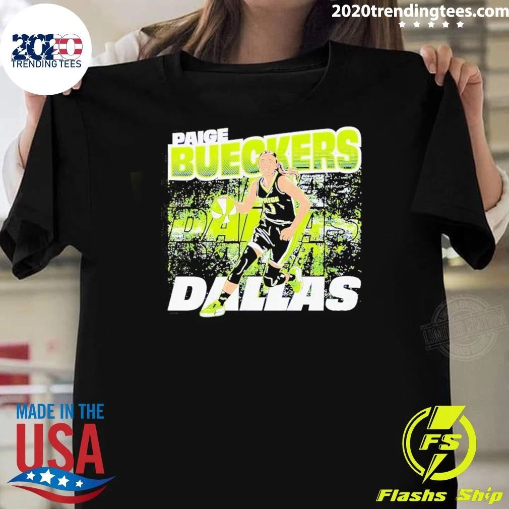 WNBA All-Star Paige Bueckers Dallas Street Ball Basketball Shirt
