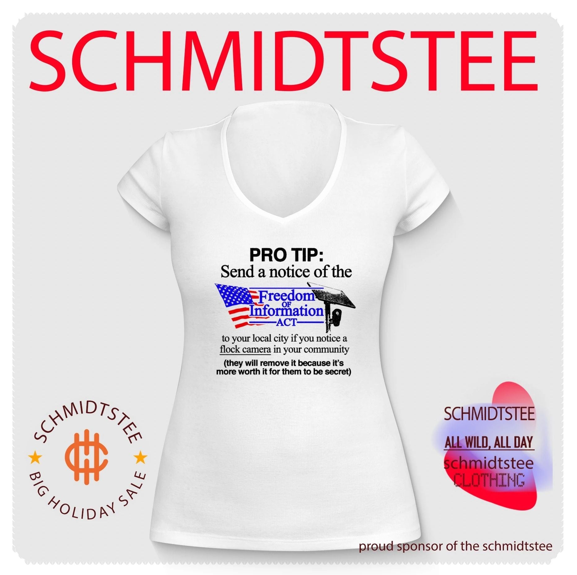Pro Tip – Send a Freedom of Information Act Notice for Flock Cameras shirt