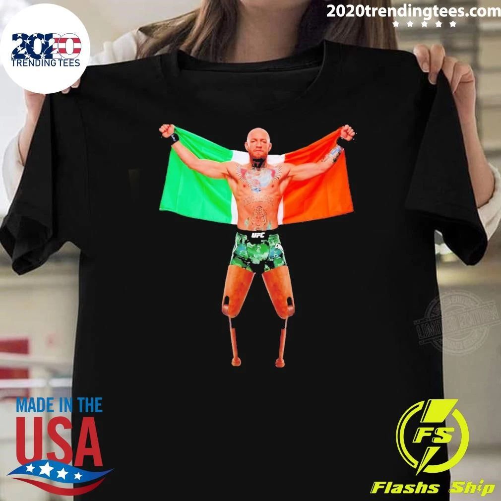 Conor Mcgregor One Minute Man prosthetic leg shirt