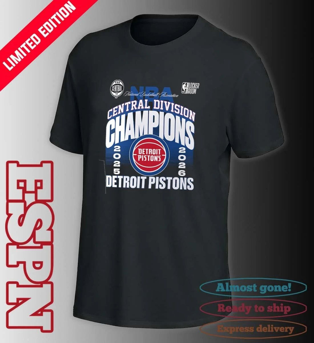 Detroit Pistons The Central Division Champions T-Shirt
