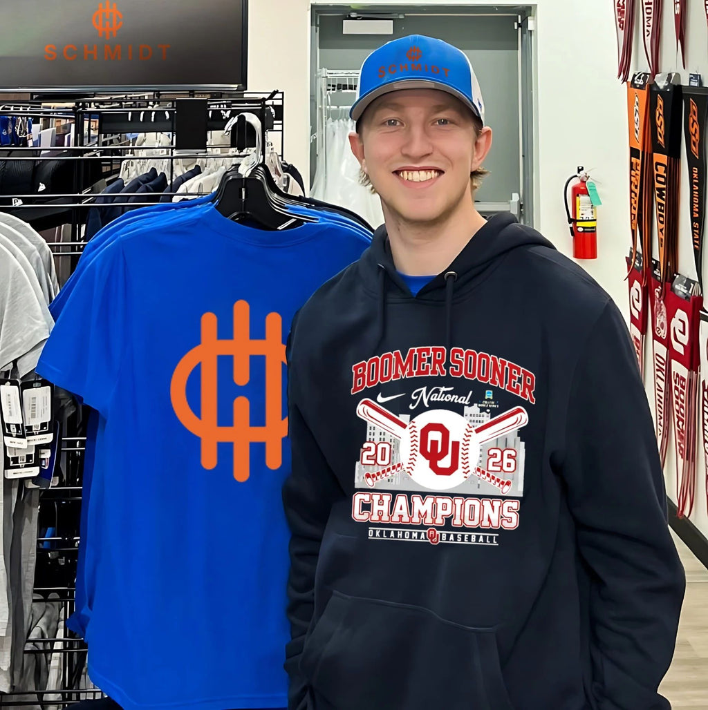 Oklahoma Sooners 2026 NCAA Baseball National Champions skyline shirt