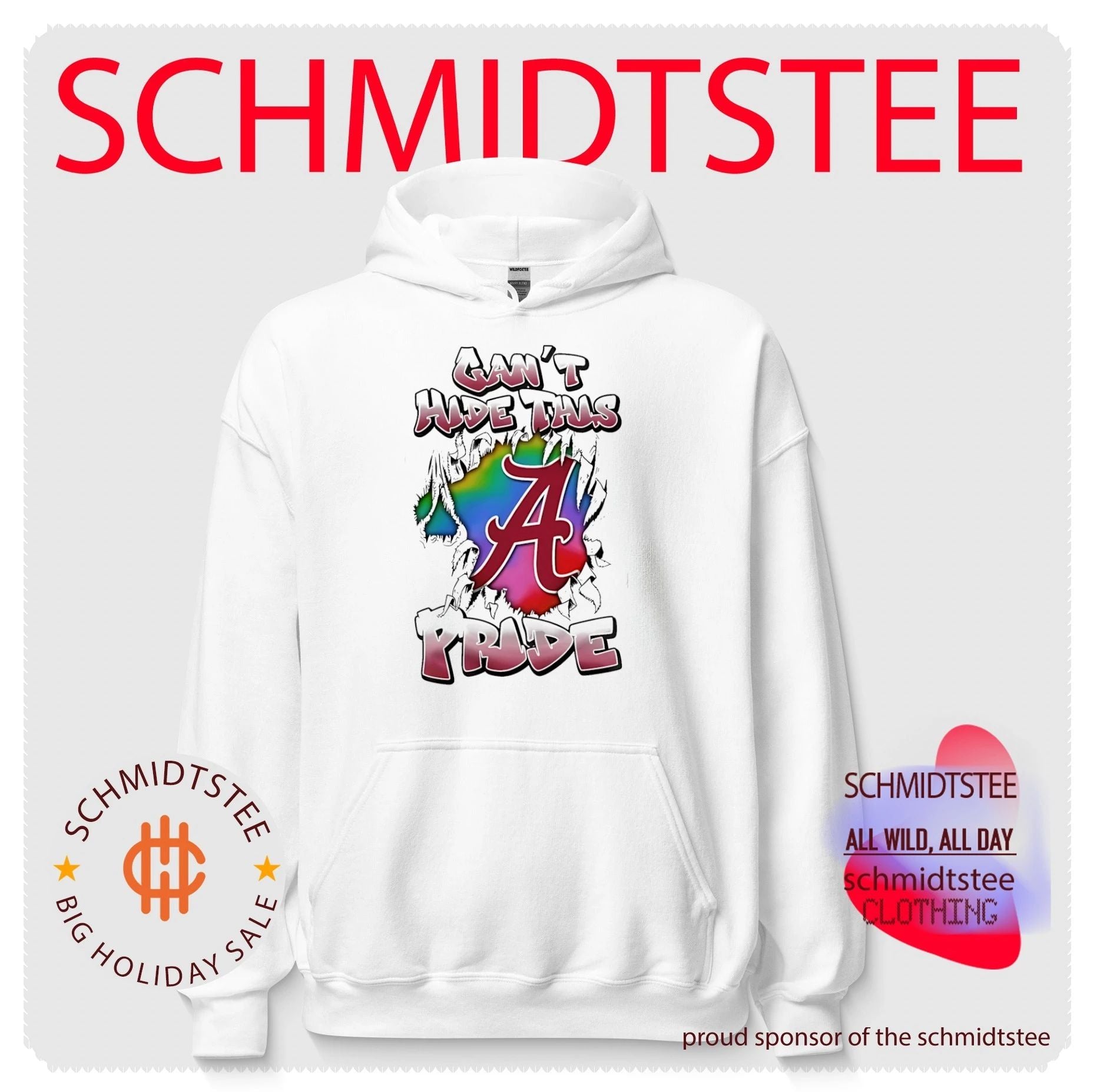Alabama Crimson Tide can’t hide this pride logo shirt