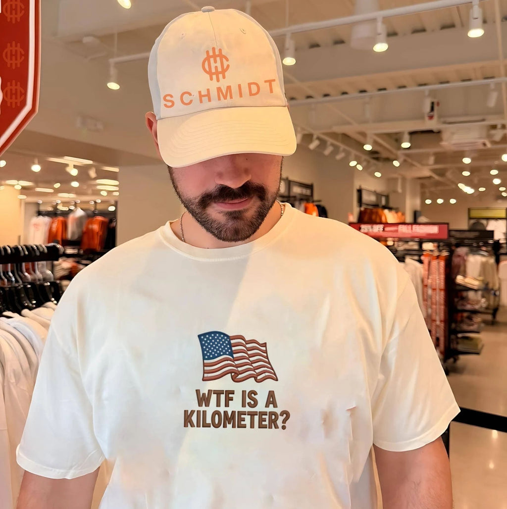 Wtf Is a Kilometer American Flag Imperial System shirt