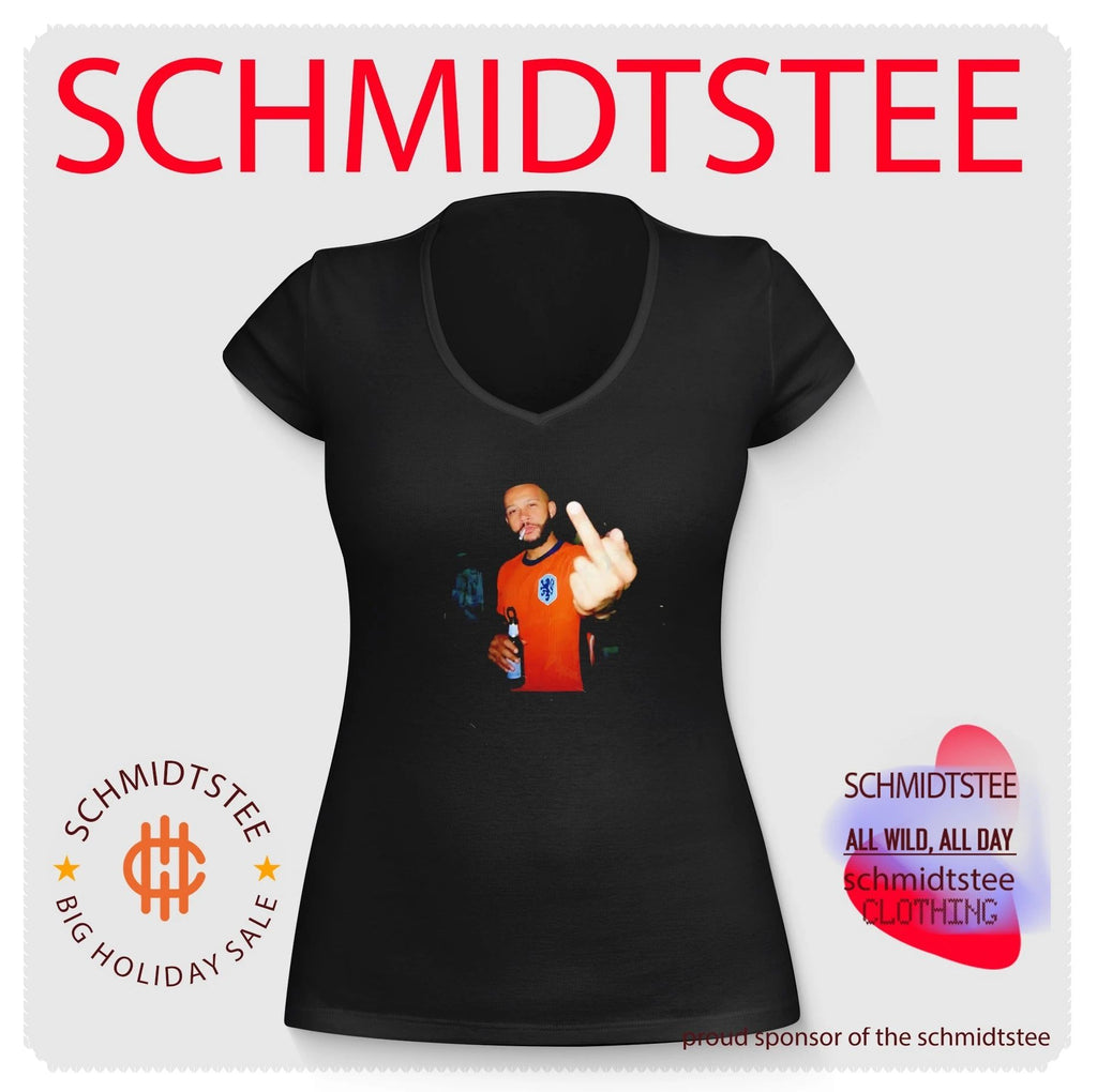 Memphis Depay Netherlands National Football Team middle finger shirt