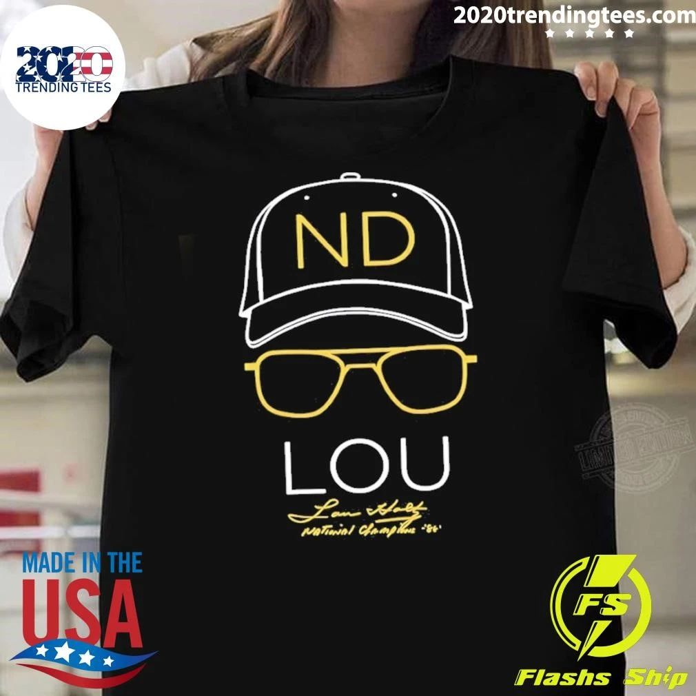 Lou Holtz Notre Dame Fighting Irish Football National Champions 2026 Shirt