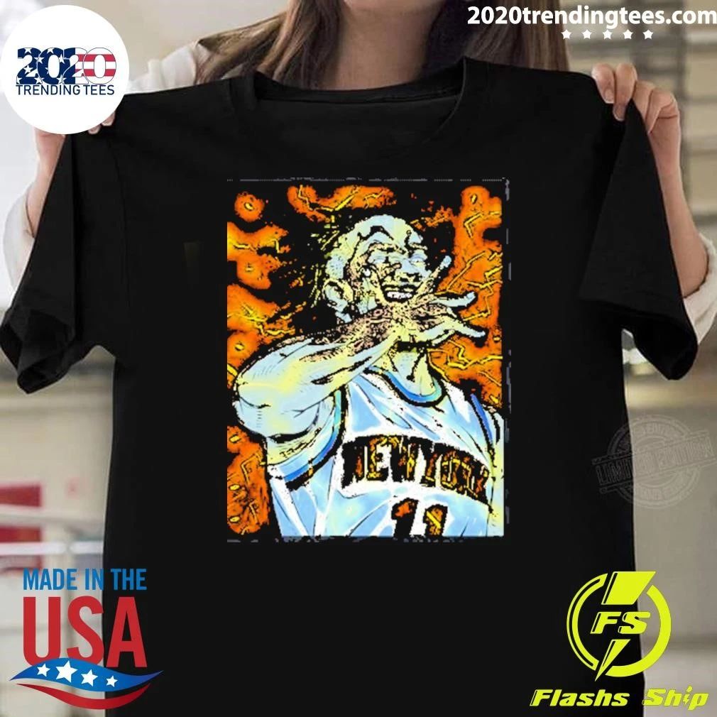 Jalen Brunson Explosive Energy Anime Finals Shirt