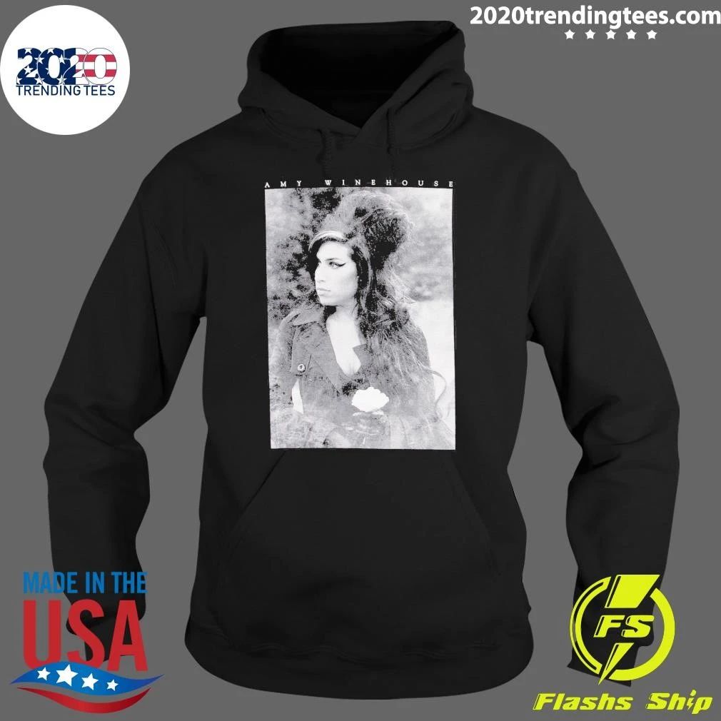 Amy Winehouse Flower Tee Shirt