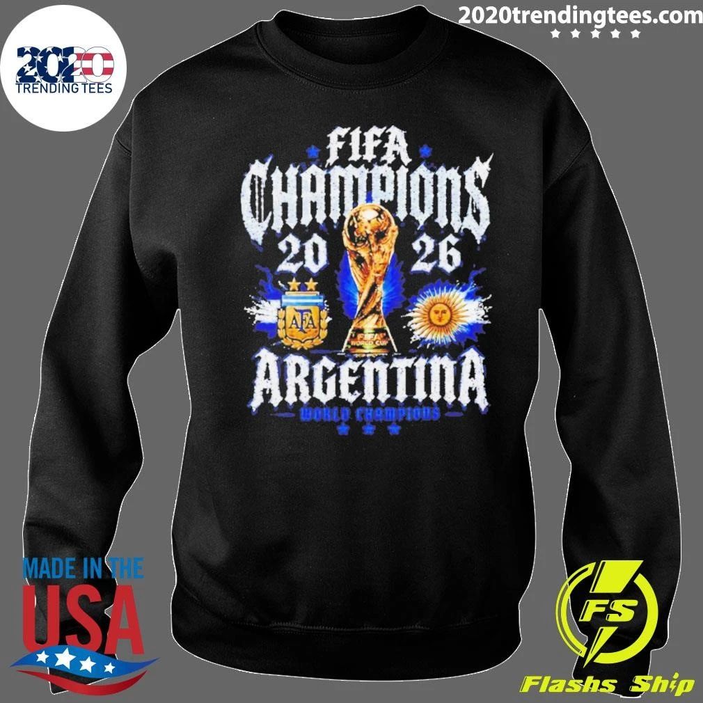 Fifa Champions 2026 Argentina World Cup Trophy Shirt