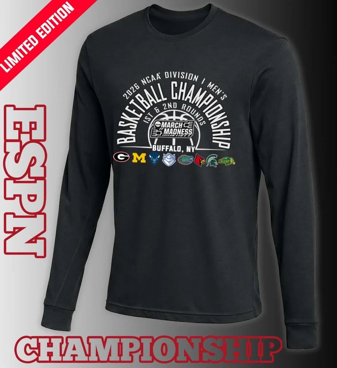 Buffalo Regional 2026 NCAA DI Men’s Basketball Championship T-Shirt