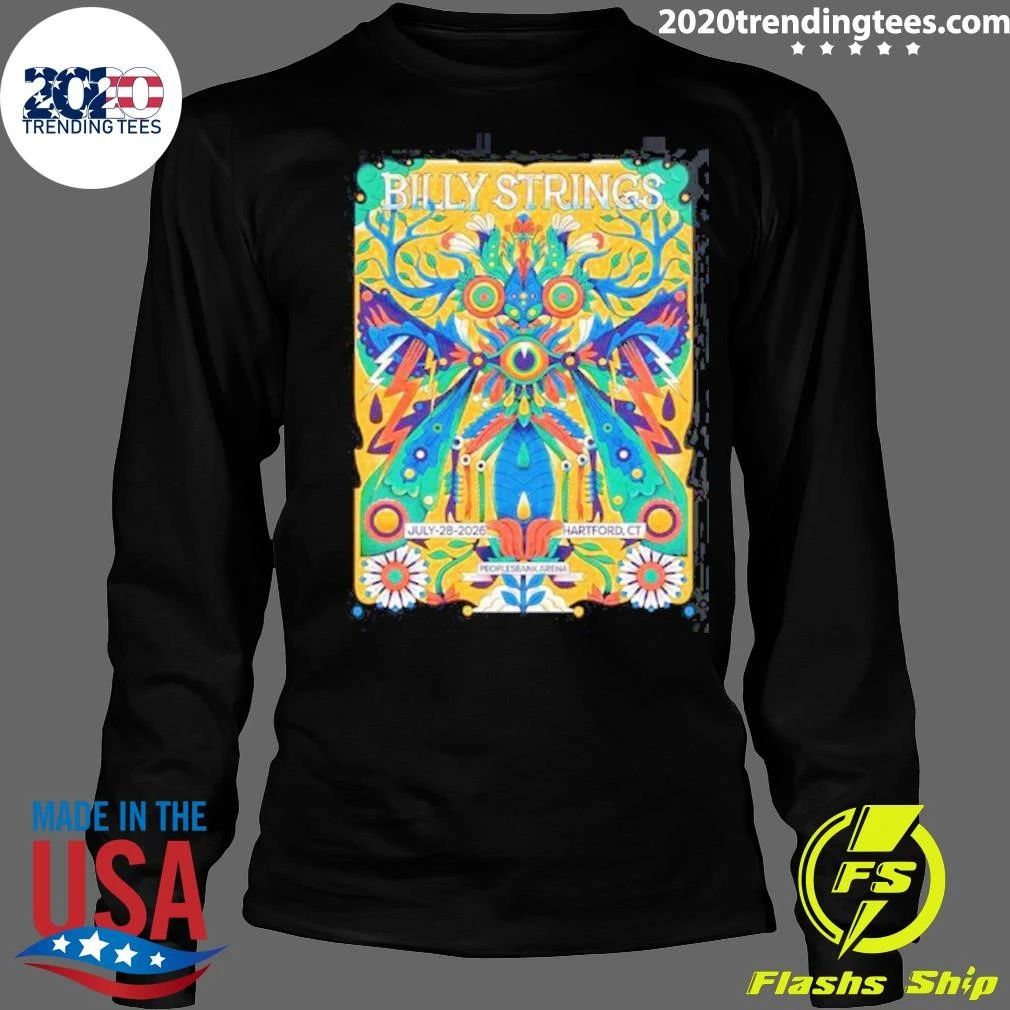 Billy Strings Hartford CT At Peoplesbank Arena On July 28 2026 Shirt