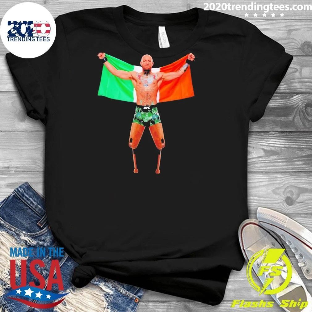 Conor Mcgregor One Minute Man prosthetic leg shirt