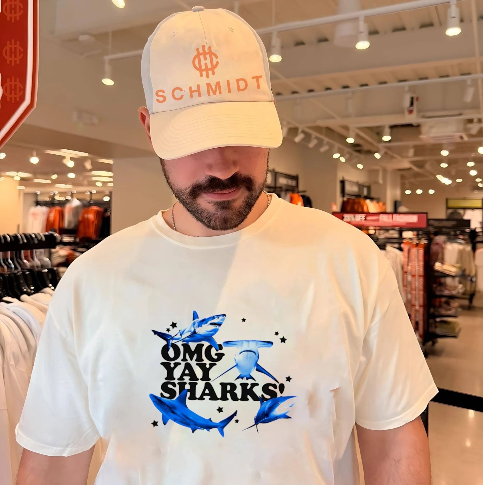 Omg Yay Sharks ocean life marine biology shirt