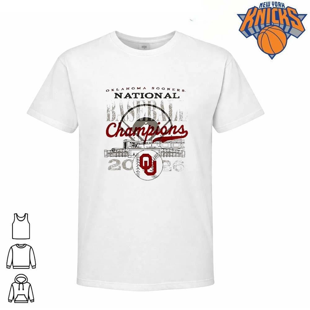 Oklahoma Sooners Image One 2026 NCAA Baseball Men’s College World Series Champions Overlay T-Shirt