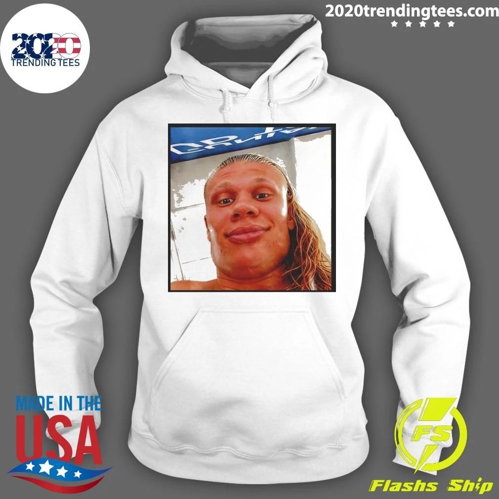 Erling Haaland Smug Face Norway Soccer World Cup photo meme shirt