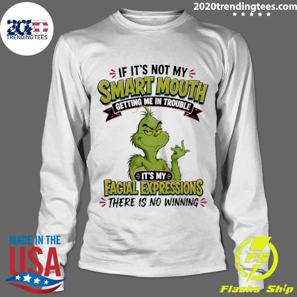 The Grinch Smart Mouth And Facial Expressions Shirt
