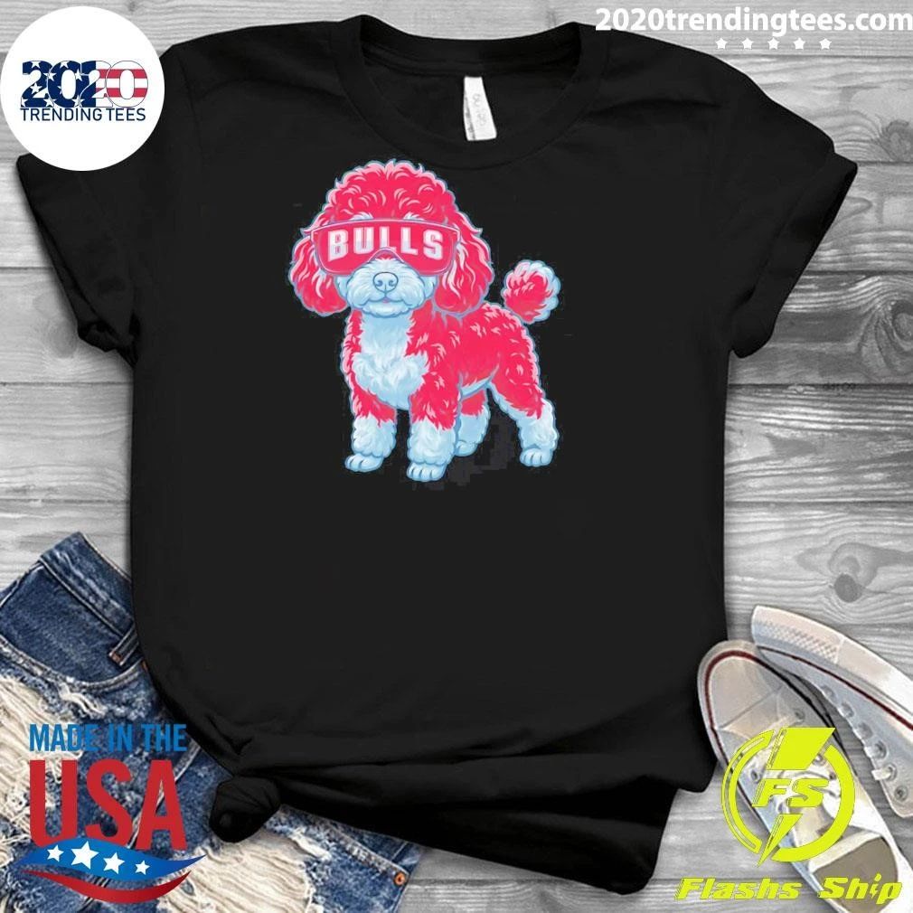 Chicago Bulls Teacup Poodle Cartoon Shirt