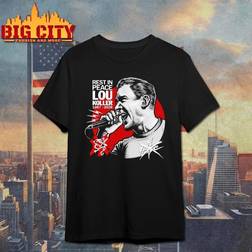 Rest In Peace Lou Koller Sick Of It All NYHC Tribute T shirt
