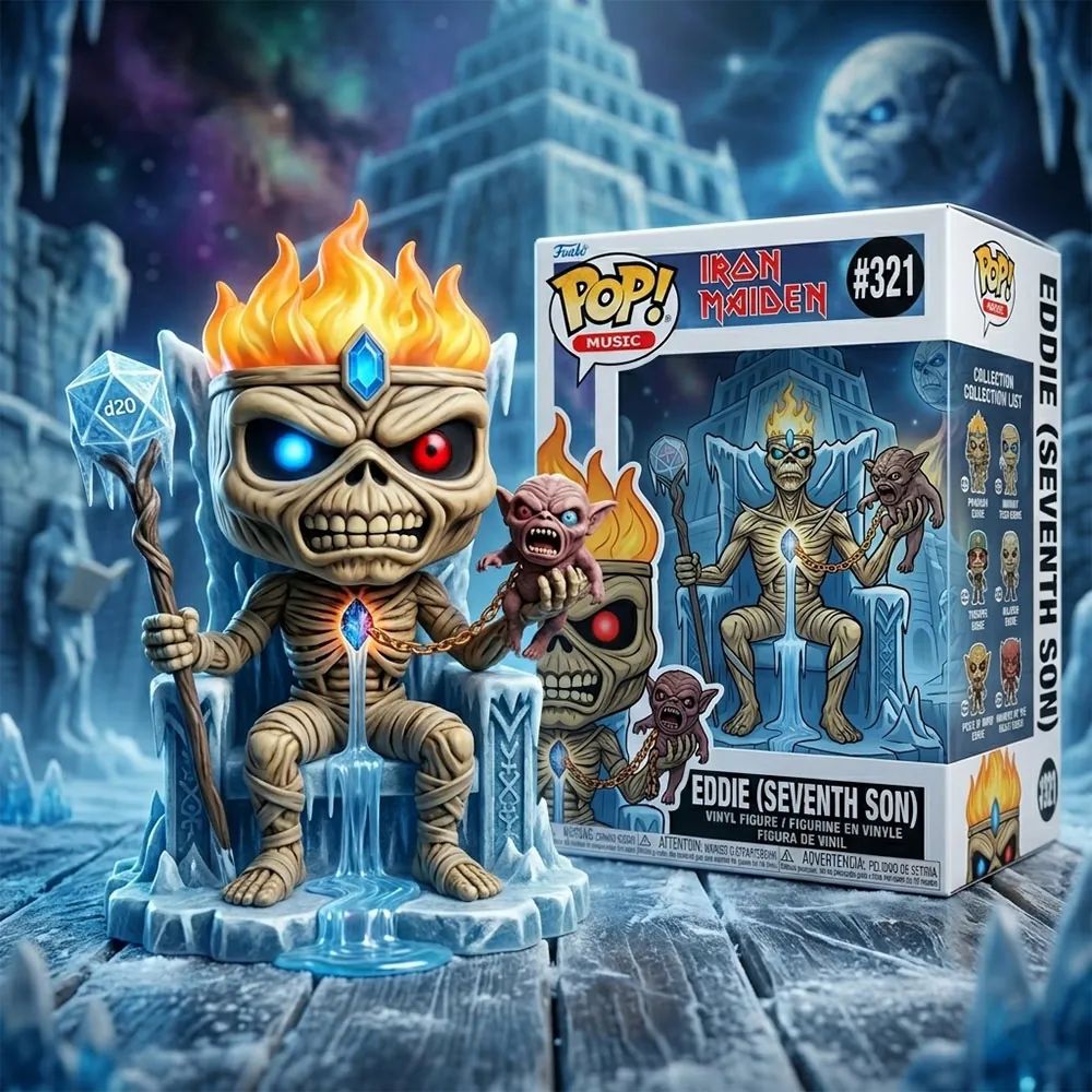 Iron Maiden Seventh Son Eddie Funko Pop! Vinyl Figure