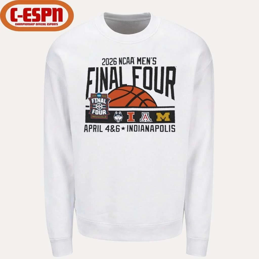 2026 NCAA Men’s Final Four April 4 & 6 Indianapolis T-Shirt