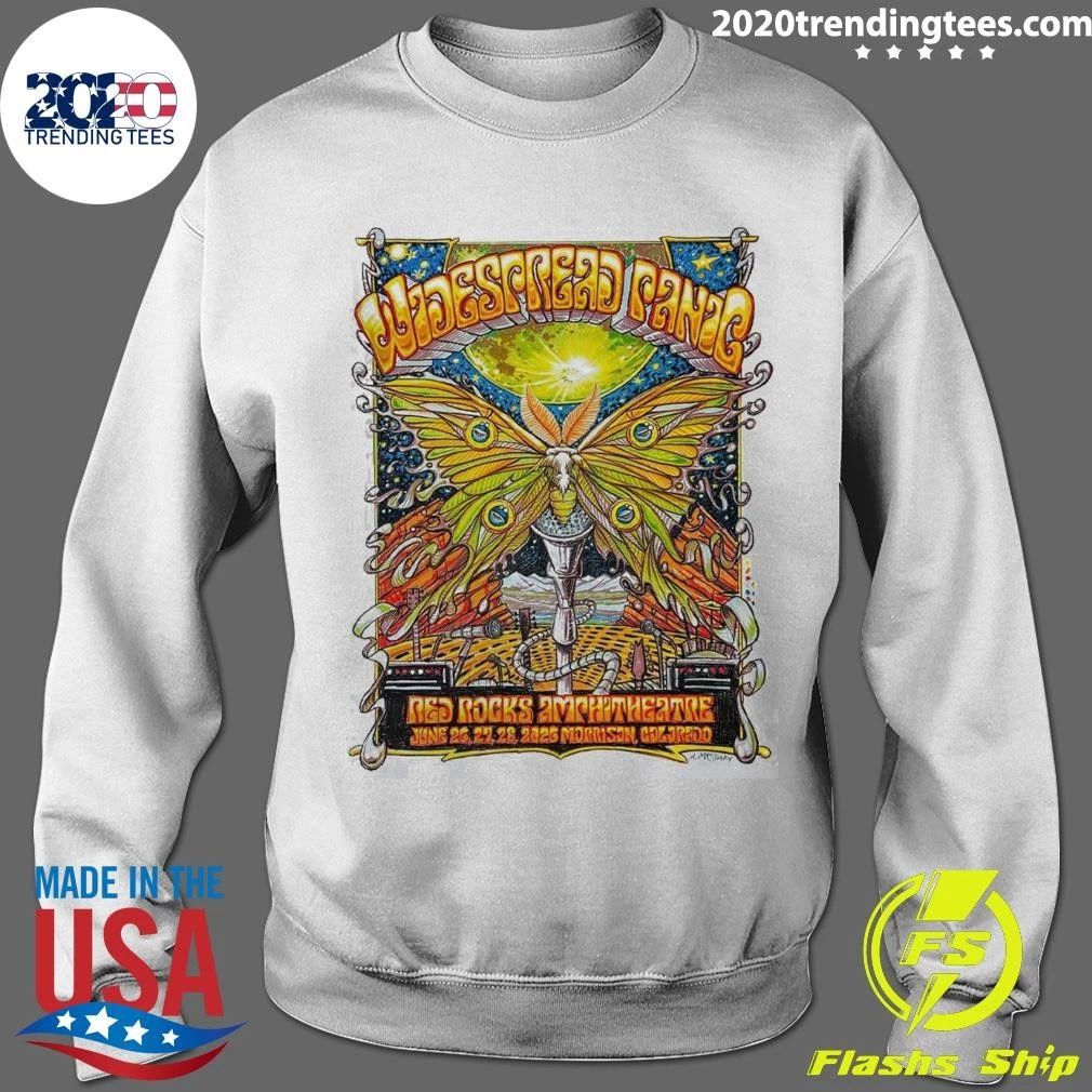 Widespread Panic Morrison Colorado At Red Rocks Amphitheatre From June 26 To 28 2026 Art By AJ Masthay Shirt